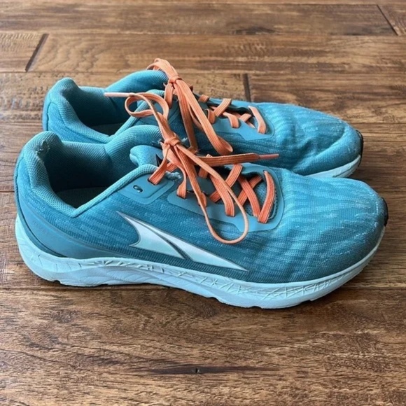 Altra Rivera Running Shoes Foot Shape Zero Drop Light Blue Womens Size 6.5 - Picture 12 of 12